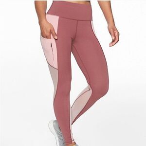 Athleta Up For Anything Color block Leggings XXS